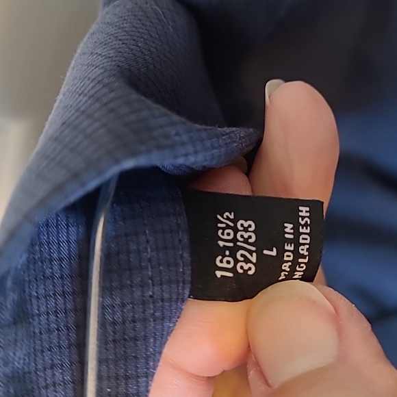 Men's size 16-16.5 dress shirt - Picture 4 of 4